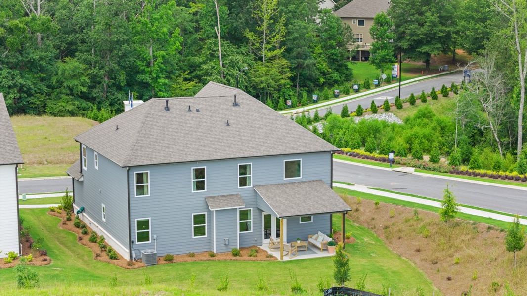 Exterior details of a home in Hamptons at Riverwood East, Dallas (Image 17).