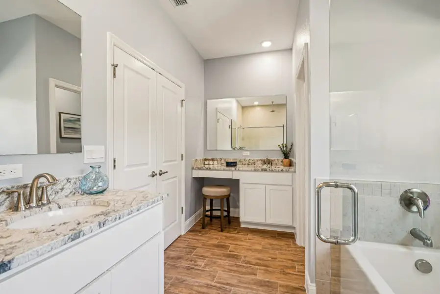 Furnished interior in a model home at Malabar Springs Executive in Palm Bay (Image 8).