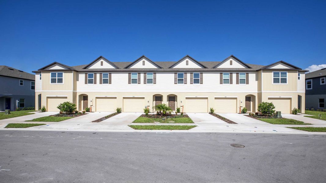 Front exterior of a home in the Oak Creek Preserve community, located in Lakeland, FL (Image 3).