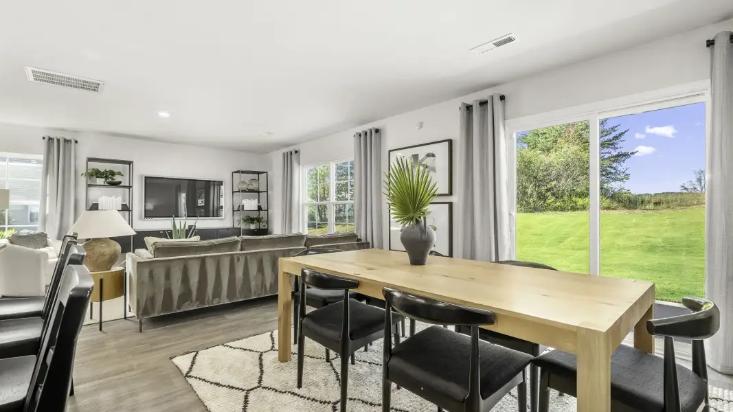 Furnished interior in a model home at Northbrooke Village in Madison (Image 10).