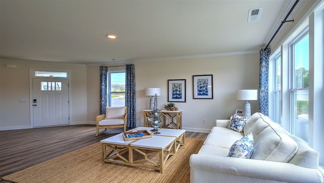 Furnished interior in a model home at The Townes at Stonecrest in Hendersonville (Image 8). Furnished interior in a model home at The Townes at Stonecrest in Hendersonville (Image 8).