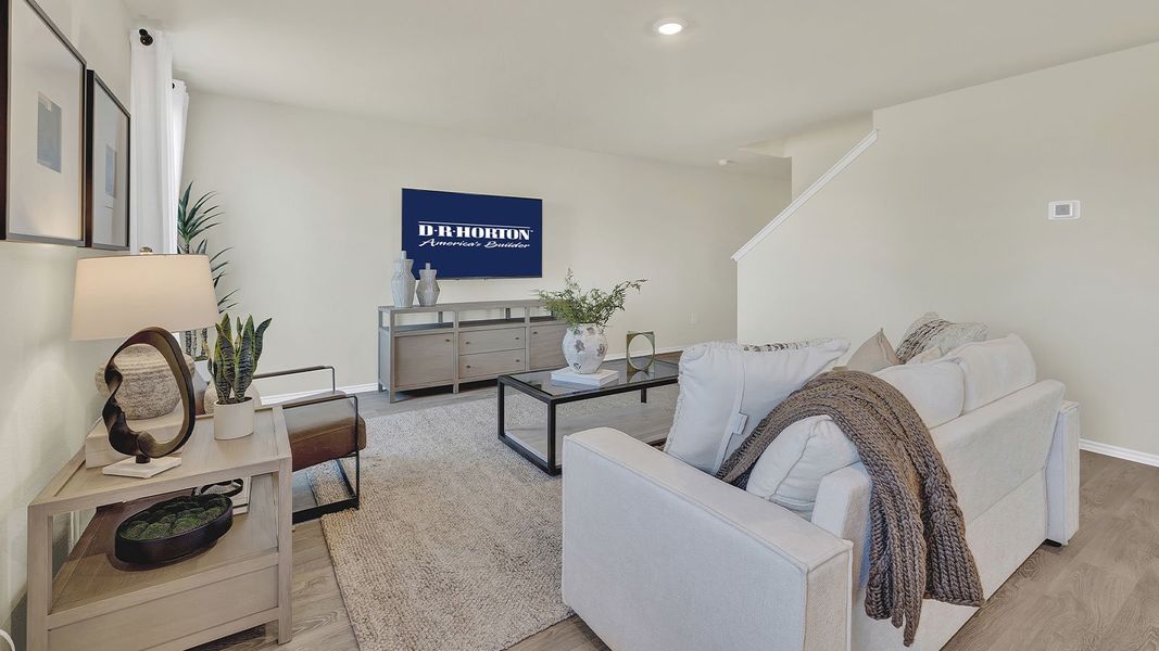 Furnished interior in a model home at Sunset Oaks in Maxwell (Image 10).