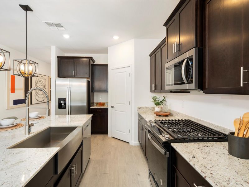 Kitchen in the Jubilee Floorplan at Bella Vista Trails