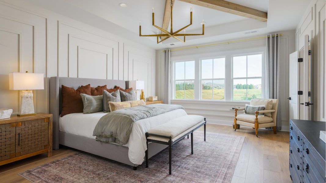 Luxurious primary bedrooms with enviable walk-in closets