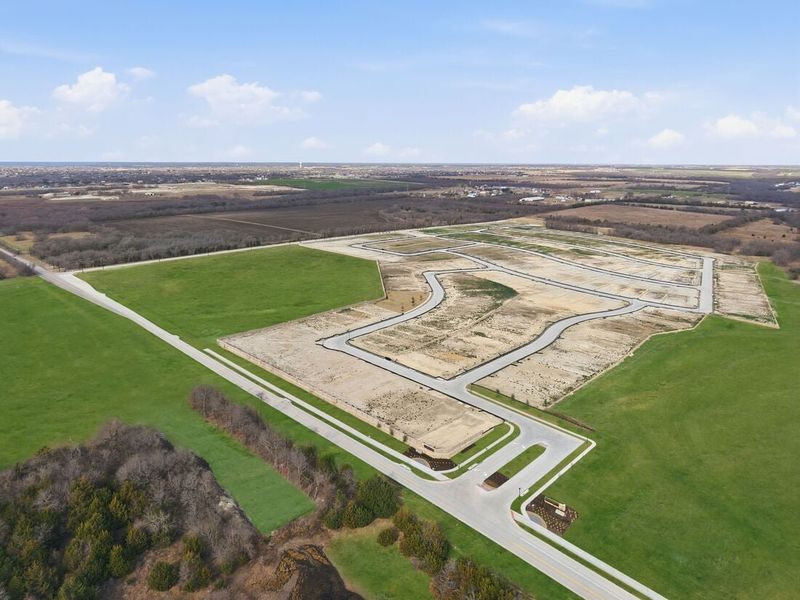 Site preparation and early development at Highland Lakes 50s in McKinney, TX (Image 45).