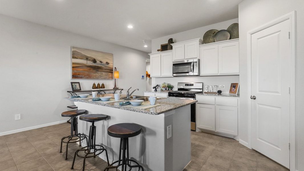 Furnished interior in a model home at The Hills at Reunion in Newark (Image 4).