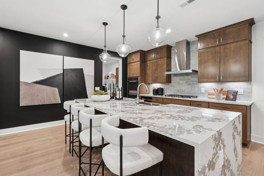 Furnished interior in a model home at The Meadows Collection at Serenity in Fuquay Varina (Image 25).