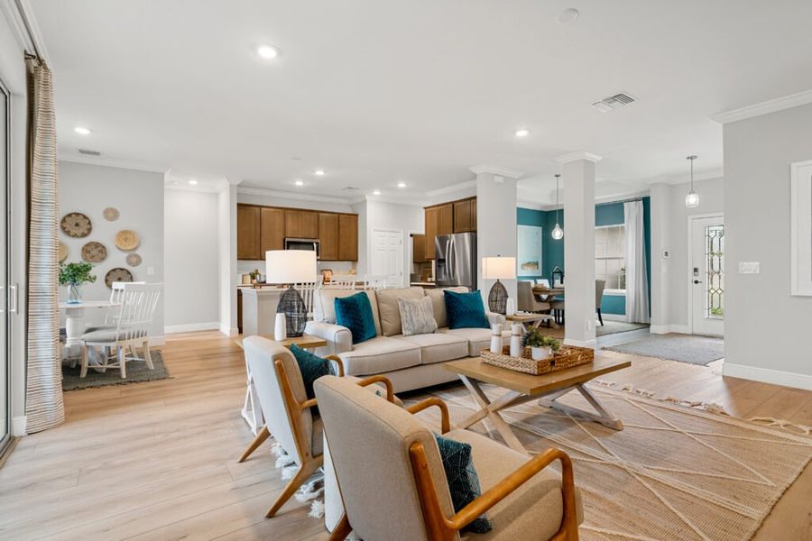 Furnished interior in a model home at Cape Coral in Cape Coral (Image 6).