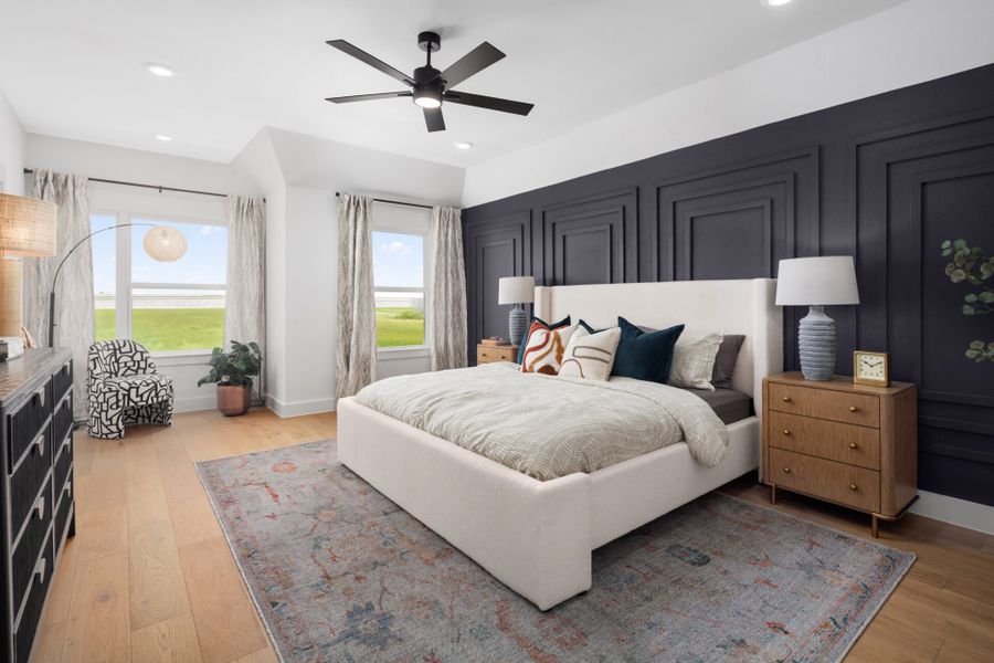 Furnished interior in a model home at Chelsea Commons in Allen (Image 20). Furnished interior in a model home at Chelsea Commons in Allen (Image 20).