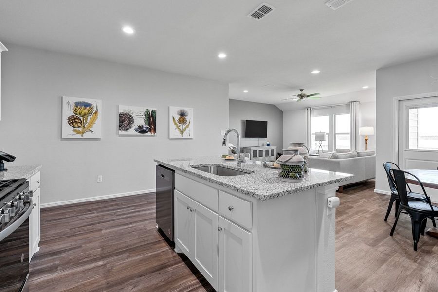 Furnished interior in a model home at Faculty Row in Abilene (Image 15).