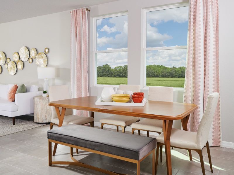 Furnished interior in a model home at The Reserve at Hammock Oaks - Classic Series in Lady Lake (Image 8). Furnished interior in a model home at The Reserve at Hammock Oaks - Classic Series in Lady Lake (Image 8).