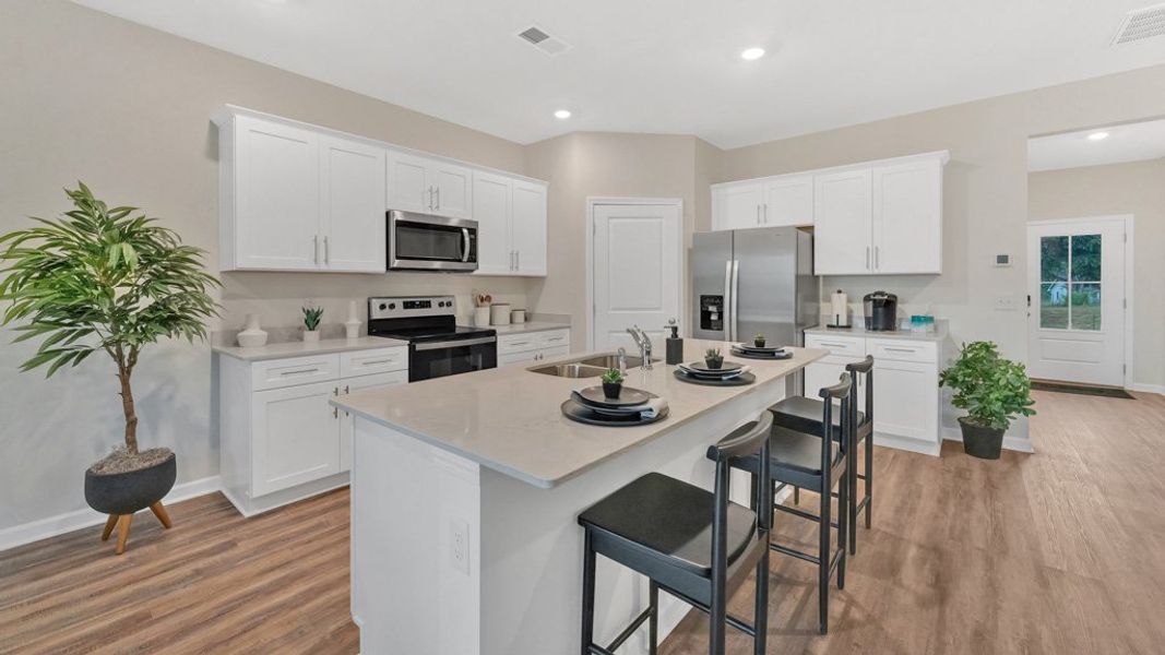 Furnished interior in a model home at Magnolia Ridge in Blountville (Image 3). Furnished interior in a model home at Magnolia Ridge in Blountville (Image 3).