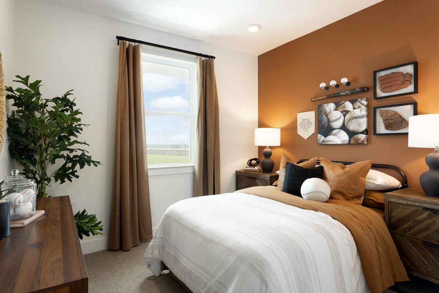 Furnished interior in a model home at Avery Centre in Round Rock (Image 8).