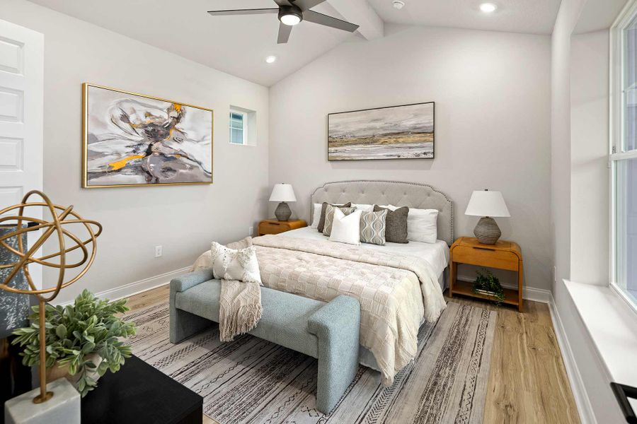 Furnished interior in a model home at Laureate Park at Lake Nona - Garden Series in Orlando (Image 7).