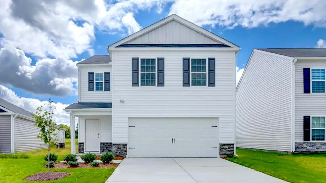 Front exterior of a home in the Carter Ridge community, located in Greenville, NC (Image 1).