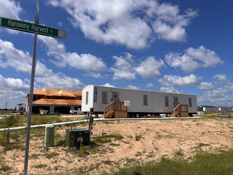 New construction site in Harvest at Ovation - Townhomes by Rockwell Homes, Winter Garden, FL. New construction site in Harvest at Ovation - Townhomes by Rockwell Homes, Winter Garden, FL.