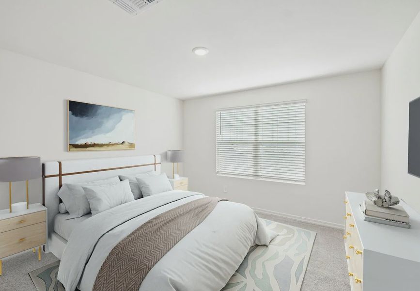 Furnished interior in a model home at Bella Vista Farms in San Tan Valley (Image 10).