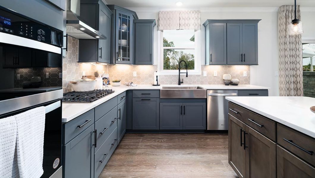 Furnished interior in a model home at Sanctuary at Southgate in Indian Trail (Image 7). Furnished interior in a model home at Sanctuary at Southgate in Indian Trail (Image 7).