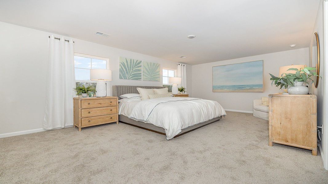 Furnished interior in a model home at Harper Meadows in Loris (Image 7). Furnished interior in a model home at Harper Meadows in Loris (Image 7).