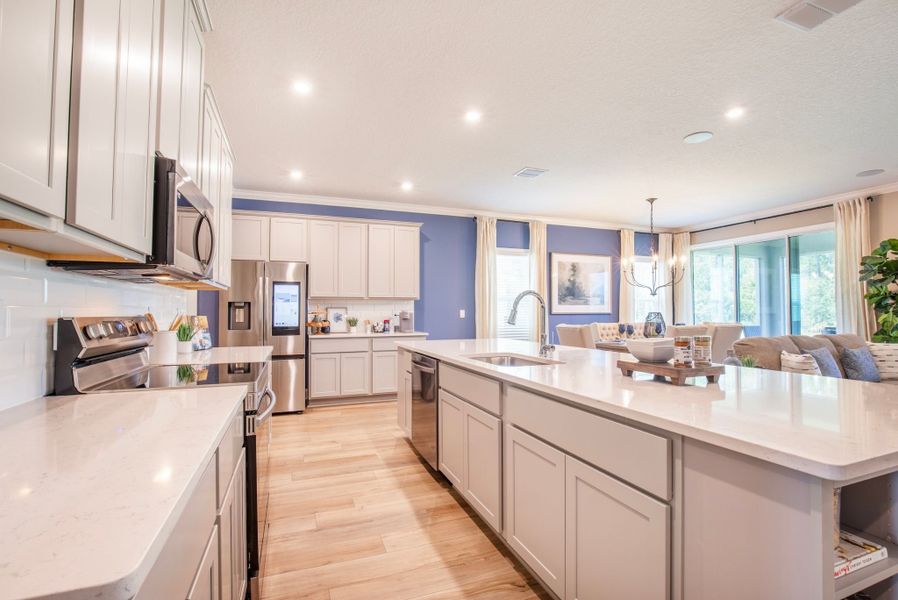 Furnished interior in a model home at Lehigh Acres in Lehigh Acres (Image 6).