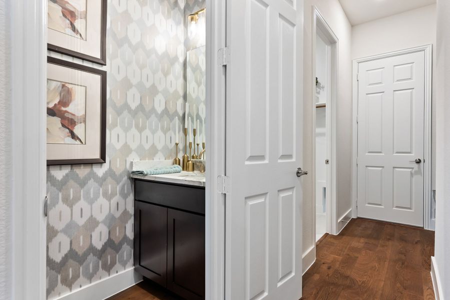 Furnished interior in a model home at Calhoun Acres in Azle (Image 24).