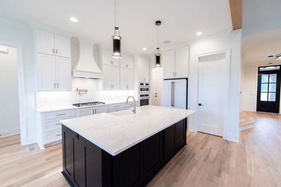 Furnished interior in a model home at The Reserve at Wright Farms in Mount Juliet (Image 9).