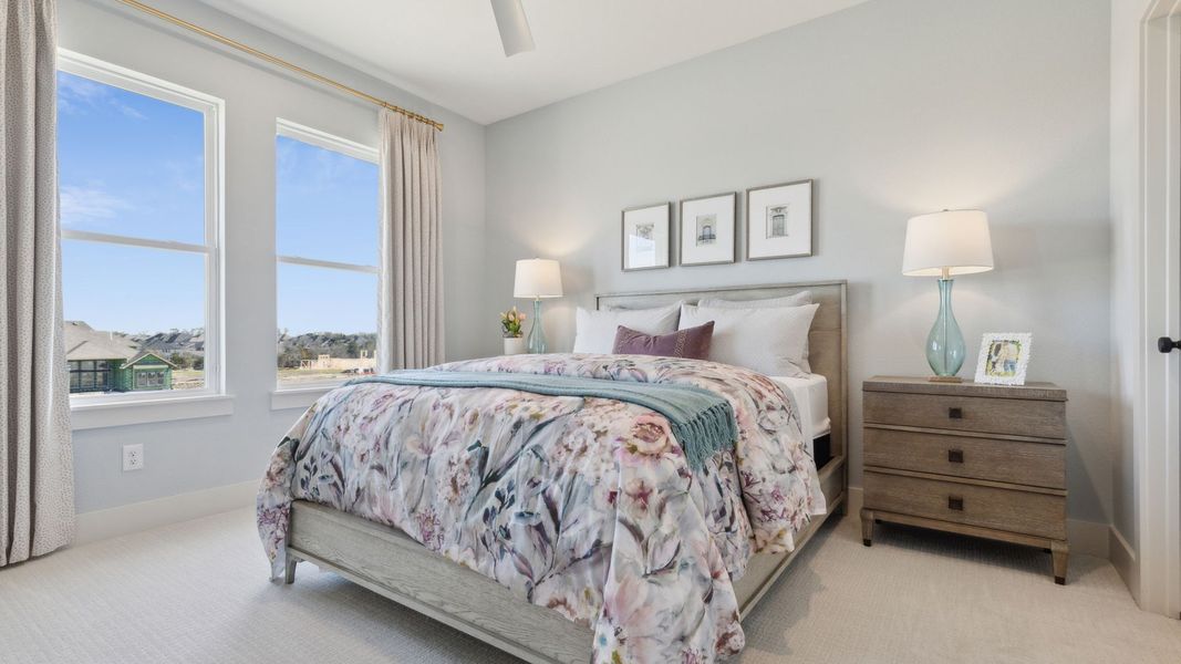 Furnished interior in a model home at Painted Tree 50' Series in McKinney (Image 43). Furnished interior in a model home at Painted Tree 50' Series in McKinney (Image 43).