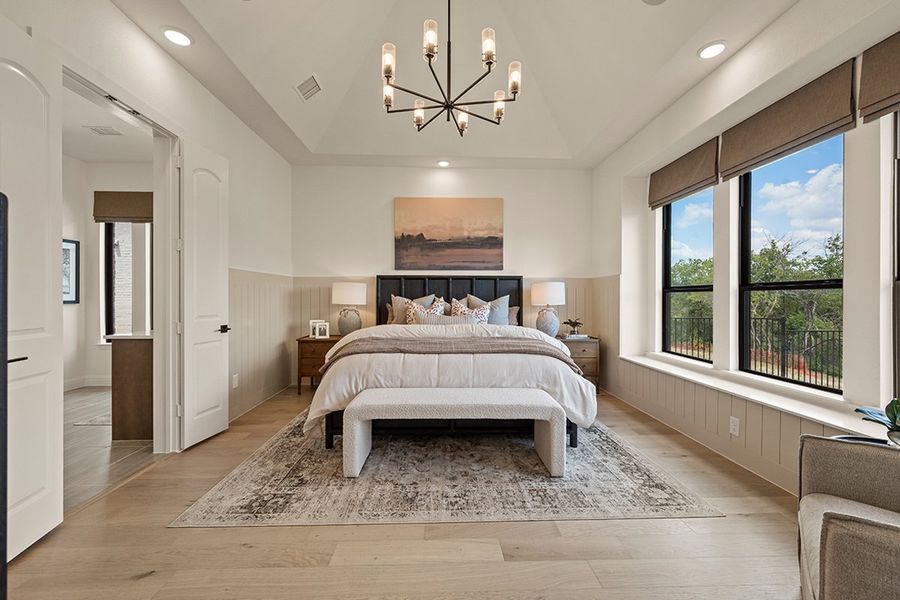 Furnished interior in a model home at Park Hills in Rockwall (Image 9). Furnished interior in a model home at Park Hills in Rockwall (Image 9).