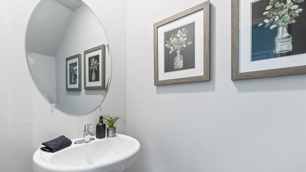 Furnished interior in a model home at Asher Park in Lehigh Acres (Image 21).