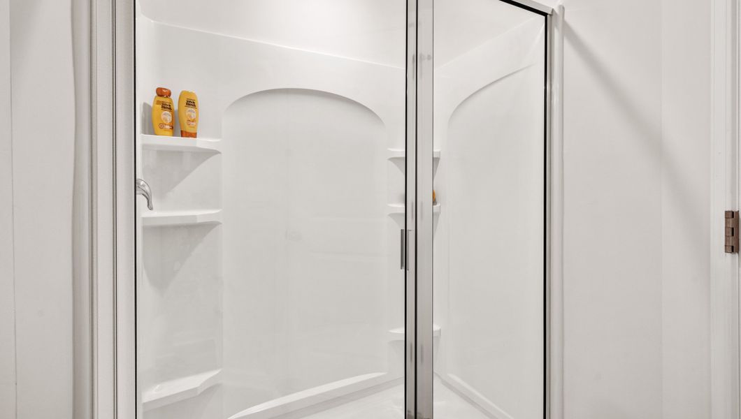 Furnished interior in a model home at Brookside Ridge Townhomes in Greer (Image 25).