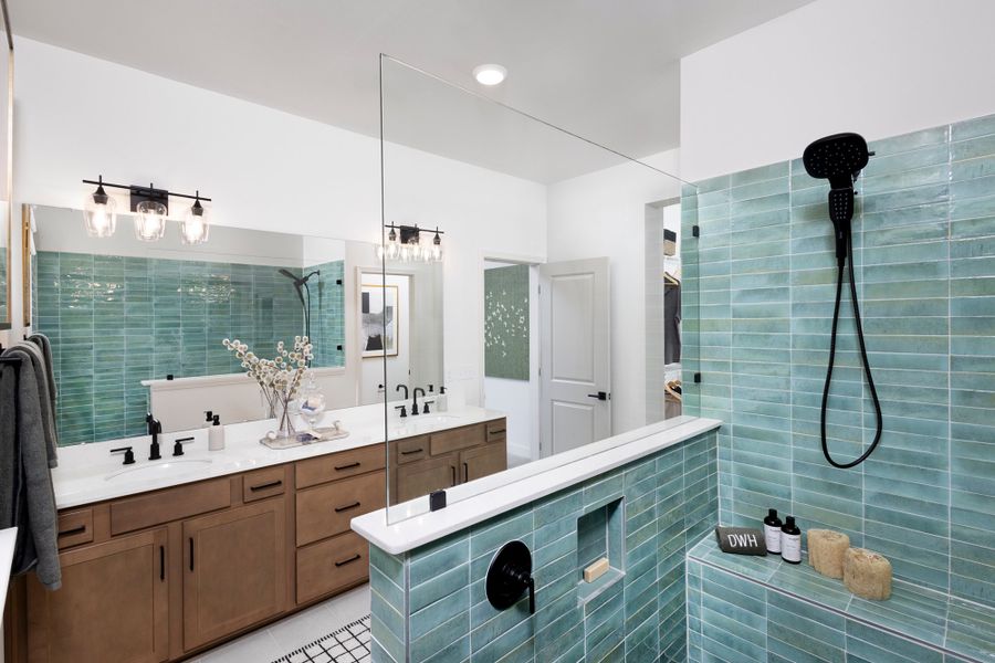 Furnished interior in a model home at Hardy Pond in Rock Hill (Image 12).