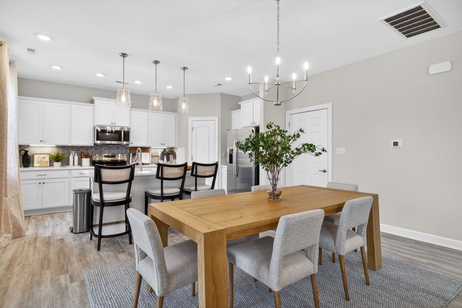 Furnished interior in a model home at The Farm at Neill's Creek in Lillington (Image 19).