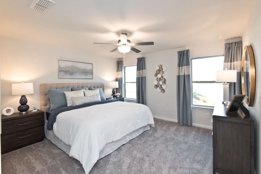 Furnished interior in a model home at Brooks Lake in Loganville (Image 13). Furnished interior in a model home at Brooks Lake in Loganville (Image 13).