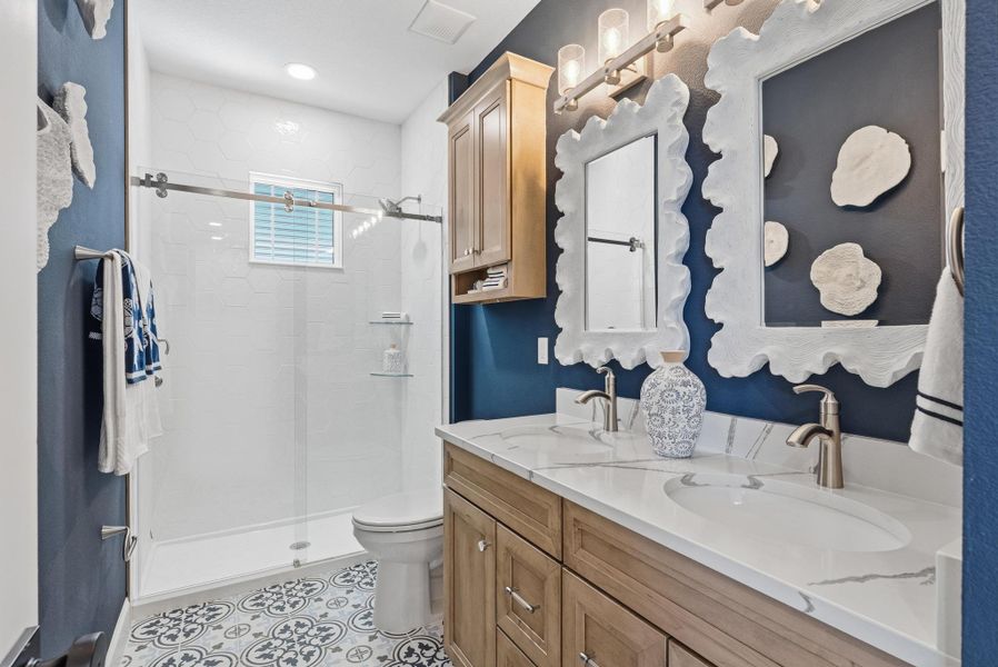 Furnished interior in a model home at Beachview Cove in Ormond Beach (Image 100).