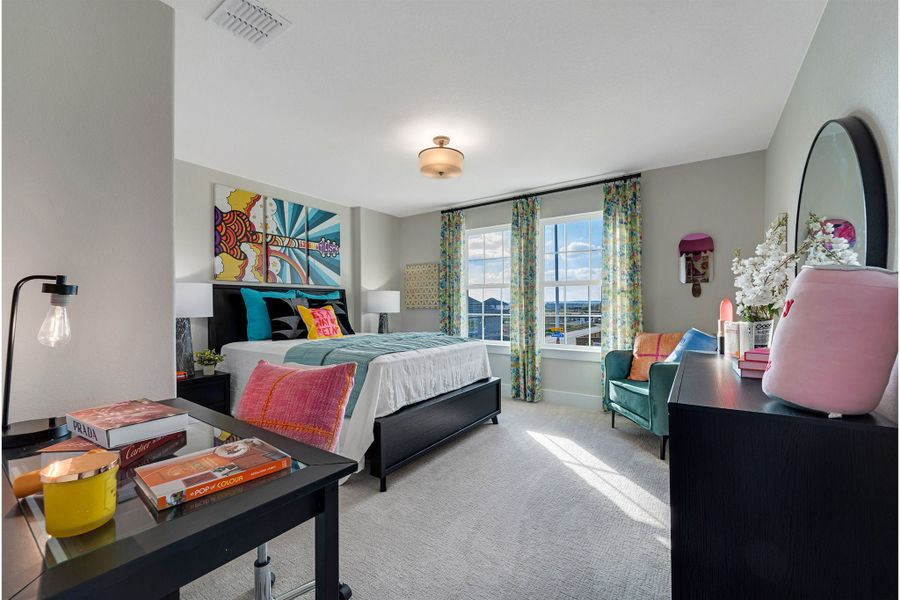 Furnished interior in a model home at Megan's Landing in Castroville (Image 42). Furnished interior in a model home at Megan's Landing in Castroville (Image 42).