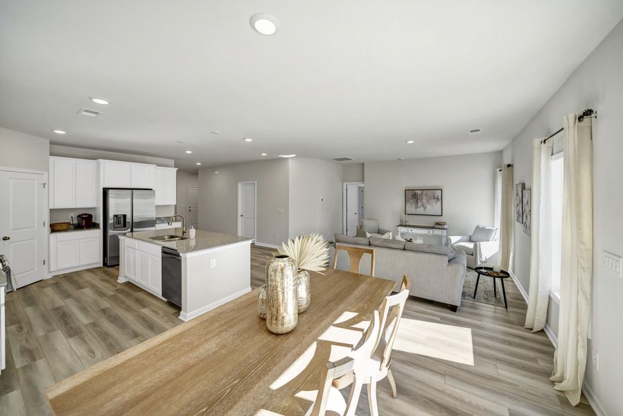 Furnished interior in a model home at Portrait Hills in Aiken (Image 40).