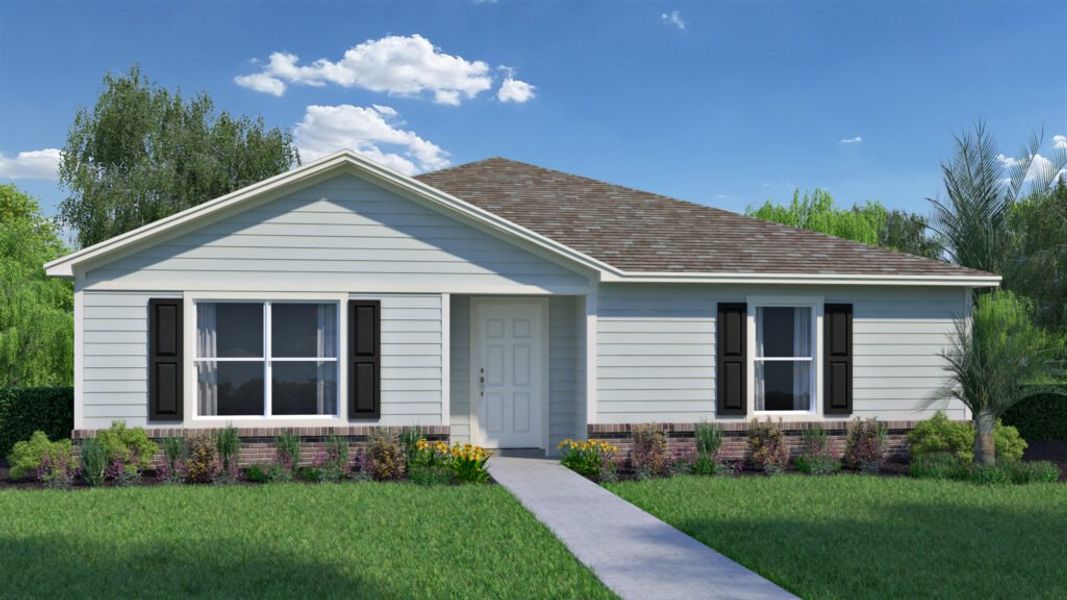 Front exterior of a home in the Avalon community, located in Milton, FL (Image 4). Front exterior of a home in the Avalon community, located in Milton, FL (Image 4).