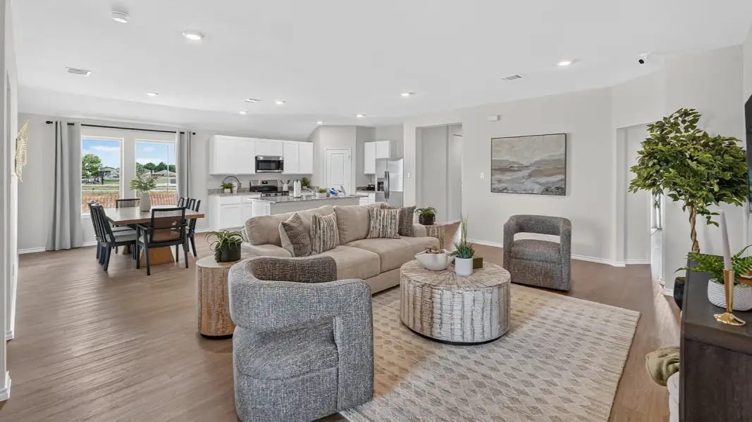 Furnished interior in a model home at Boardwalk in Lancaster (Image 5).