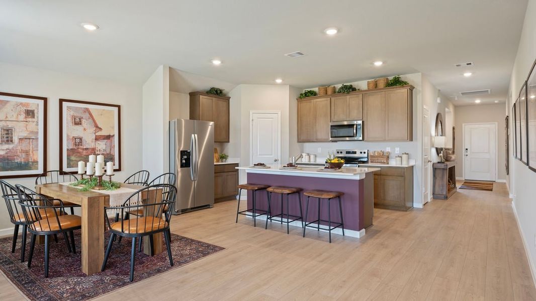 Furnished interior in a model home at Grand Lake in Snook (Image 11).