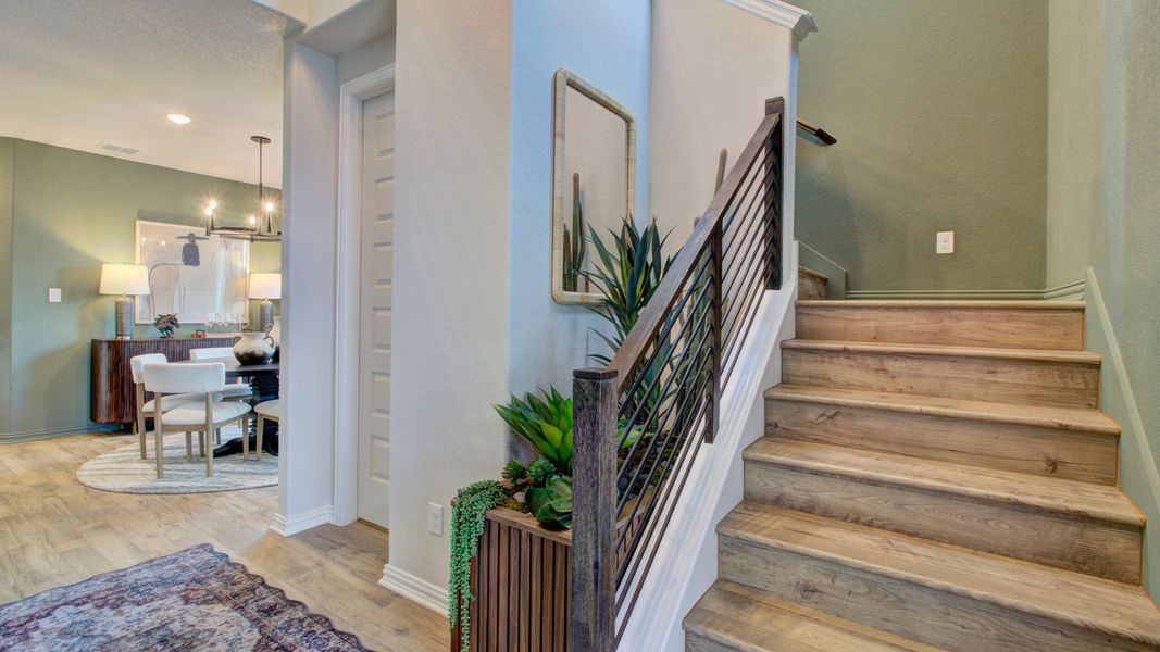 Furnished interior in a model home at Stream Waters in Seguin (Image 5). Furnished interior in a model home at Stream Waters in Seguin (Image 5).