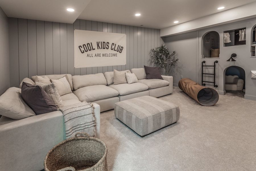 Furnished interior in a model home at Prairie Song in Windsor (Image 31).