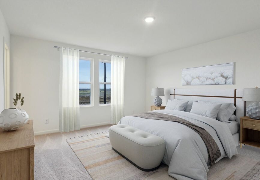 Furnished interior in a model home at Pinckney Place in North Charleston (Image 5).