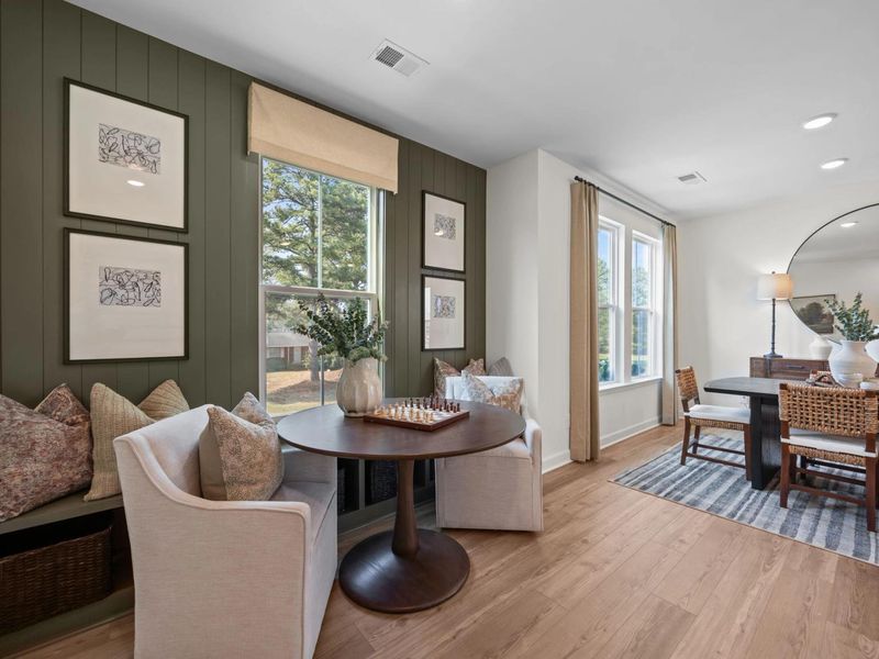 Furnished interior in a model home at Camden Park in Knightdale (Image 23).