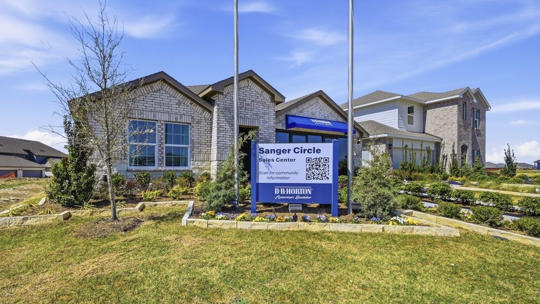 Front exterior of a home in the Sanger Circle community, located in Sanger, TX (Image 2).