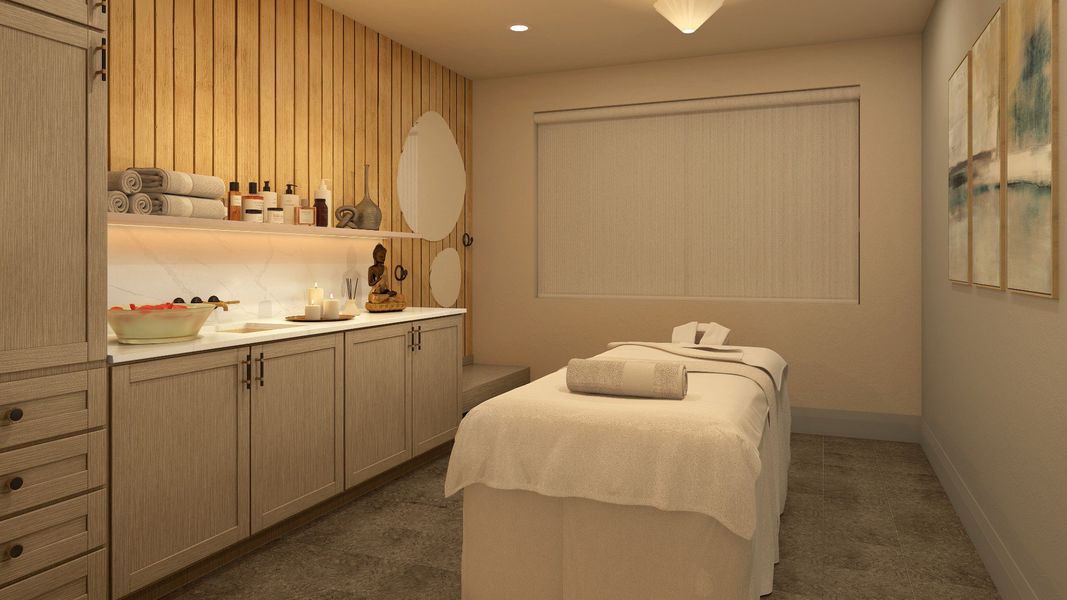Furnished interior in a model home at Ladera Little Elm in Little Elm (Image 6).