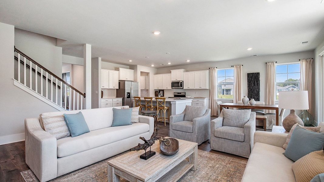 Furnished interior in a model home at The Forest at Black Bear in Longs (Image 15).