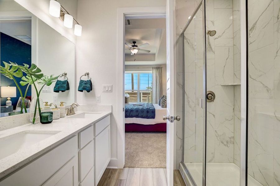 Furnished interior in a model home at Center 45 in Round Rock (Image 9). Furnished interior in a model home at Center 45 in Round Rock (Image 9).