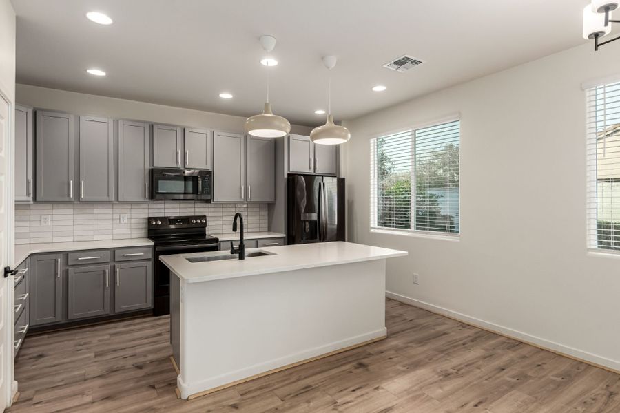 Furnished interior in a model home at Price Manor in Mesa (Image 3). Furnished interior in a model home at Price Manor in Mesa (Image 3).