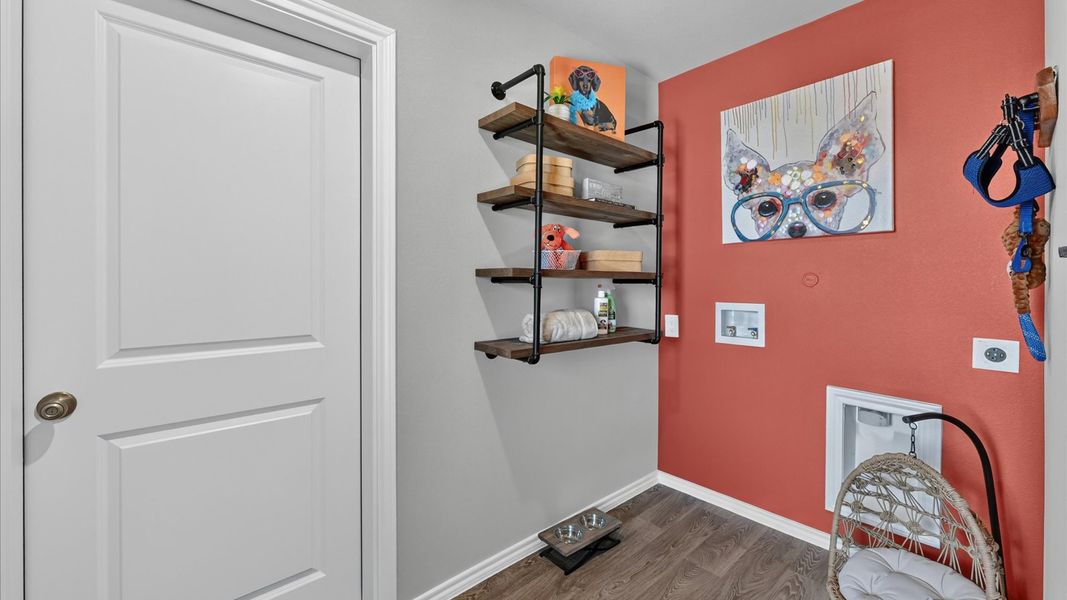 Furnished interior in a model home at The Hills at Reunion in Newark (Image 57).