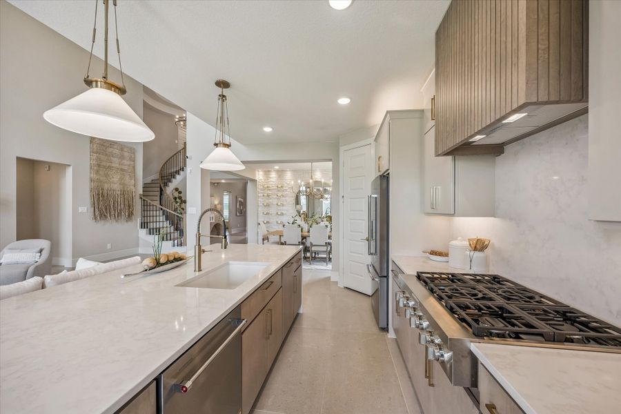 Furnished interior in a model home at The Trails - 50' in New Caney (Image 17). Furnished interior in a model home at The Trails - 50' in New Caney (Image 17).